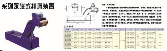 系列永磁排屑装置